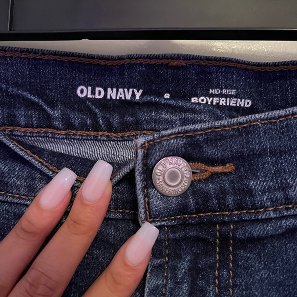 OLD NAVY WOMEN’S MID-RISE BOYFRIEND JEANS - Picture 3 of 6